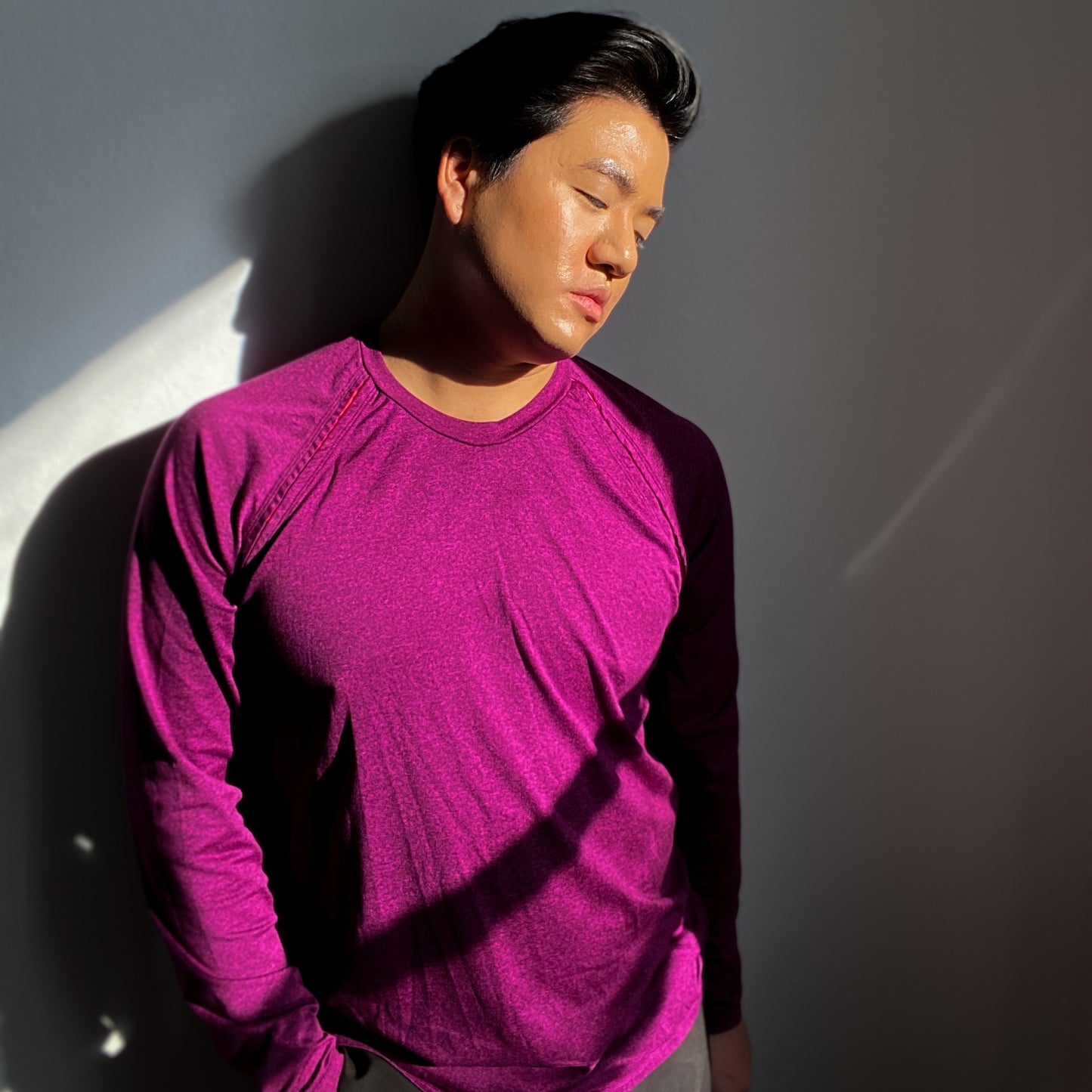 Reveal Long Sleeve | Amaranth + Persimmon
