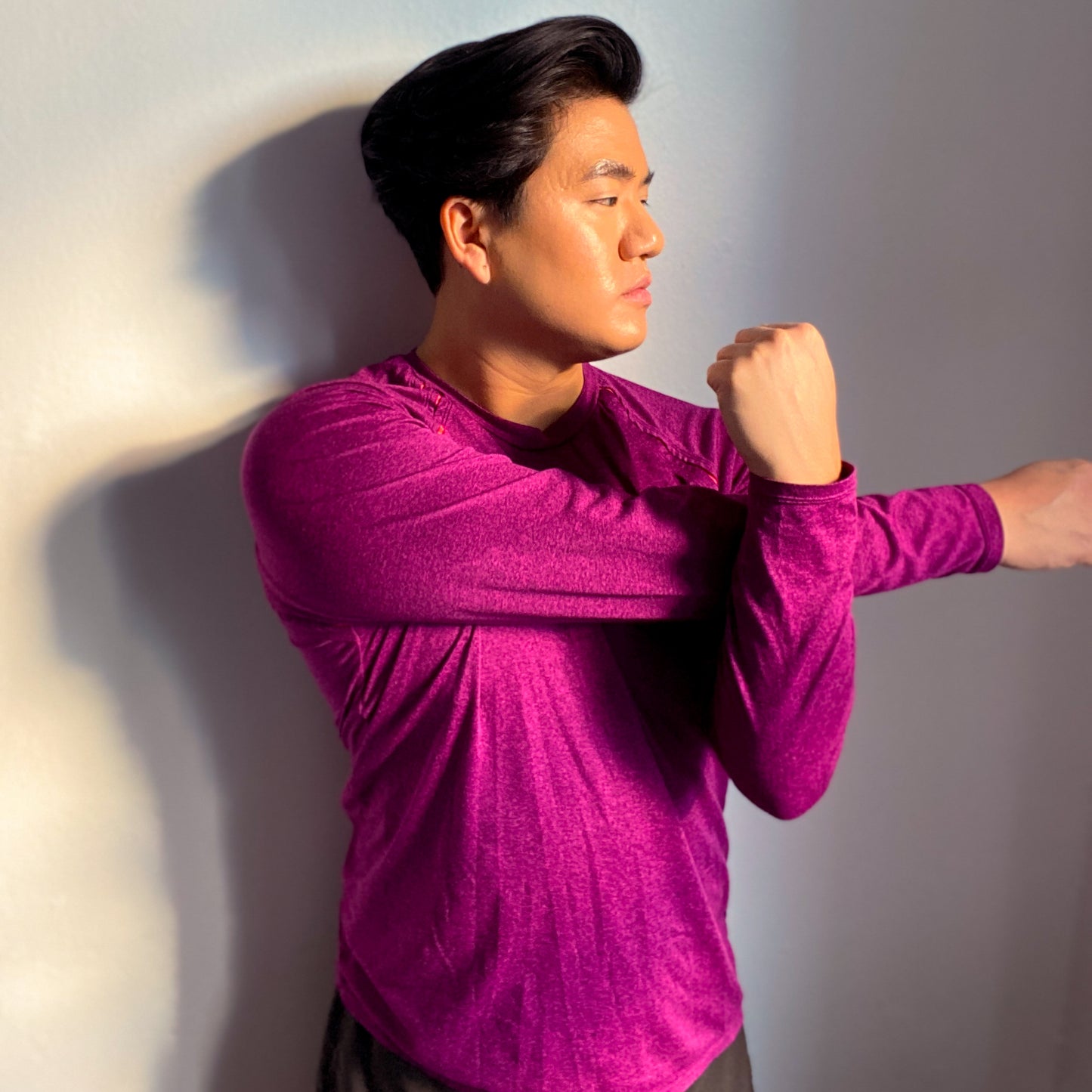Reveal Long Sleeve | Amaranth + Persimmon
